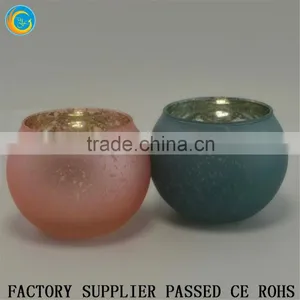 Rose Gold Glass Ball Candle Holder Moroccan for Wedding Decoration Quality Choice thumbnail-4