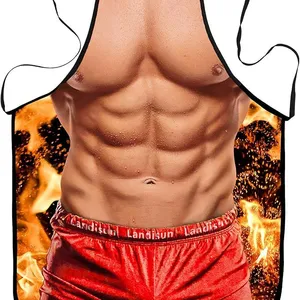 Funny Grilling Baking Apron Kitchen Chef Cooking Gag Gift Creative thumbnail-1
