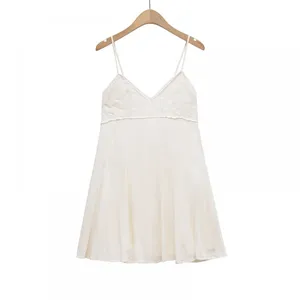 2025 Summer New European and American French Sweet and Sexy Suspender Backless Dress thumbnail-2