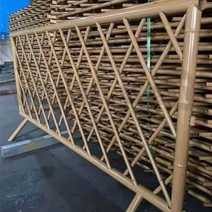 Artificial Imitation Bamboo Fence | Durable Outdoor Park Fencing thumbnail-1