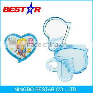 Plastic Pocket Mirror With Comb thumbnail-1