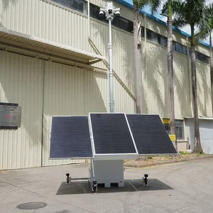 HiCUBE Solar Surveillance Tower With 3*450W Solar Panels High Power for Outdoors Security thumbnail-5