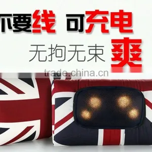 Kneading Neck Back Shoulder Massager With Heat Waist Leg Massage Massager Pillow for Car Home thumbnail-4