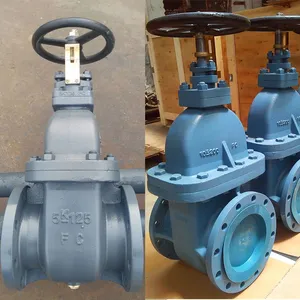 JIS/GB/ANSI 5K 10K Marine Ship and Industry Use Cast Iron Size DN80 DN100 DN400 Gate Valve thumbnail-6