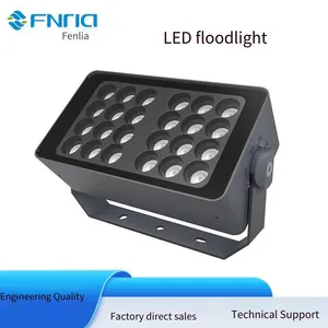 Led Outdoor Waterproof Square High-power Floodlights 24w, 48w, 72w, Monochromatic and Full-color With 512 Control thumbnail-4