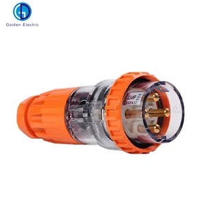 Australian Standard 3/4/5 Pin Industrial Male Plug for Construction Site, Stage Lighting, Farm Outdoor Temporary Power Connection thumbnail-3