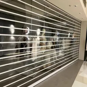 Elite Transparent Roller Blinds | Industrial Strength & Crystal Clarity | Redefining Modern Commercial Security thumbnail-3