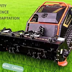 Vigorun Remote Control Forest Mulcher MTSK1000 EPA Euro5 Gasoline Cordless Self Propelled Lawn Mower 1000mm Cutting Width thumbnail-4