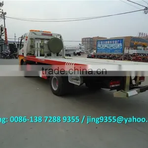 KPT C390 Wrecker Tow Truck 140HP, One Drive Two Flatbed Wrecker Truck With 5.6m Tablet thumbnail-5