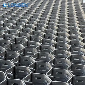 Inner Buckle Lock Riveting Flexible Refractory Armouring Support Durability 1mx1m 1mx2m Custom Thermostable Hexsteel thumbnail-1