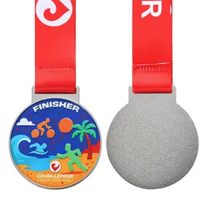 Zinc Alloy Embossed Challenge Medal for Sports Events & Races thumbnail-1