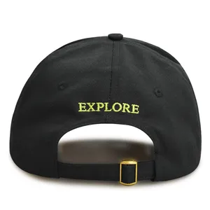 Two Tone Embroidered Baseball Cap Soft Cotton Breathable Adjustable Buckle Unisex Outdoor Daily Hat OEM Custom thumbnail-4