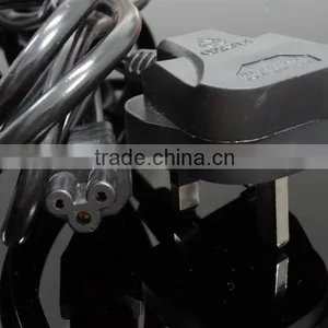 VDE ROHS Approved Flexible uk Power Cord With 13A Fuse/UK Power Cord With Micky Mouse End/Type G Power Cord thumbnail-3