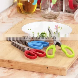Durable Use Best Selling Herb Scissors 5 Blades Herb Scissors Kitchen Scissors Kitchen Shears thumbnail-3
