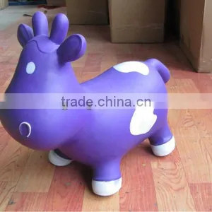 Jumping Animal Cow Inflatable Toy, PVC Cow thumbnail-1