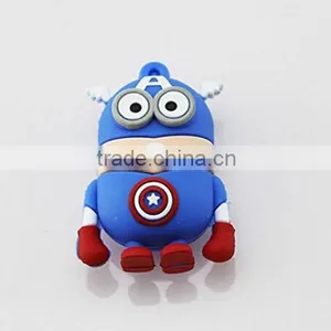 Hot Selling PVC Minions Pendrive 16gb Cartoon Quality Choice thumbnail-1