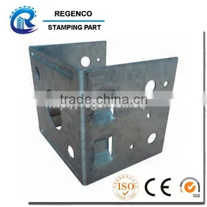 Metal Stamping Bracket, Made of Steel With Zinc Plating in Surface thumbnail-1