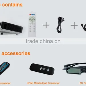 Business & Education 3D LED DLP 3800 Lumens Digital Cinema Projector Price thumbnail-5