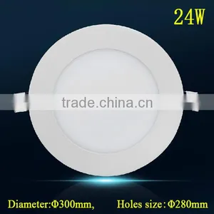Kakaxi Ultra-thin LED Panel Lights 25w 2250LM Round Mini Dimmable LED Ceiling Light 280mm Hole Size thumbnail-1