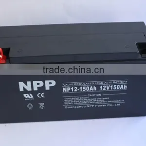 NPP 12v 150ah Sealed Maintenance-free Deep Cycle Battery for UPS Solar Power Manufacturer thumbnail-2