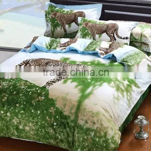 High Quality 100% Cotton Custom 3D Animal Printing Bed Set thumbnail-3