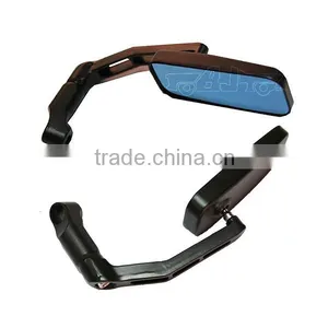 BJ-RM-002 Qs110 Motorcycle Square Rearview Mirror thumbnail-1