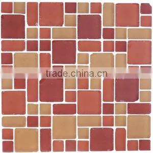 12''X12'' Red Blend Tumbled Mosaic thumbnail-1
