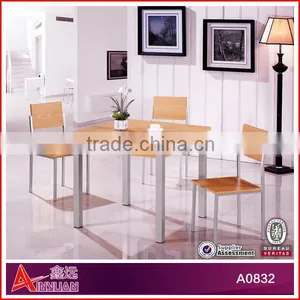 B0828 Dining Room Furniture / Square Dining Table With 4 Chairs / New Classic Wooden Dining Room Set thumbnail-5