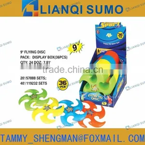 PLASTIC FUNNY FLYING DISC 9" thumbnail-4
