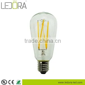 2700K 6000k E26 120V Dimmable Filament Edison Bulb St64 ul thumbnail-1