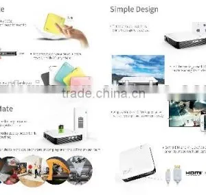 2016 the Smallest DLP 50Lumens Brightness Mini Projector and Pocket Business Projecctor thumbnail-3