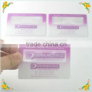 Mini Card Magnification Pvc Magnifying Glass/hand Lens/eye Gauge thumbnail-1