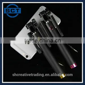 Wired Selfie Stick Monopod Built-in Remote Shutter thumbnail-2
