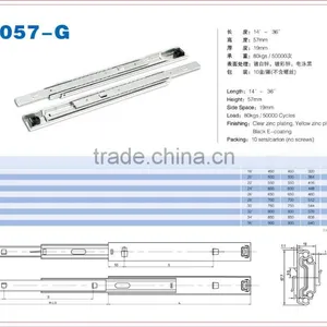 Full Extension Heavy Duty Bayonet Drawer Slide 1057-G thumbnail-2