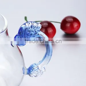 Hot New Products for 2015 Color Glass Tea Kettle With Stainless Steel Strainer thumbnail-6