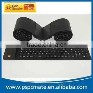 Computer 105keys Waterproof Foldable Silicon Wireless Bluetooth Keyboard thumbnail-5