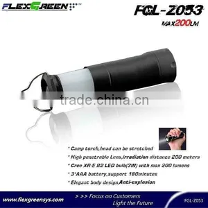 AAA Battery 3w XPE R2 Aluminum Led Flashlight Supplier's Choice thumbnail-1
