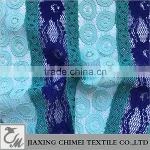 Colorful Lace Fabric Bule Lace thumbnail-1