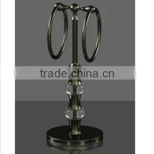Acrylic Bead on Pole Double Rings SHAPE FINGERTIP HOLDER Bathroom Designed Towel Racks thumbnail-1