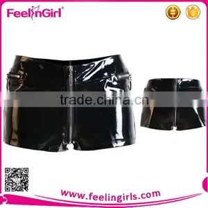 High Quality Sexy Leather Mini Dress Wholesale thumbnail-1
