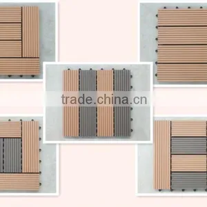 High Quality Outdoor Wpc DIY Decking 300mm*300mmClip Free thumbnail-1