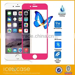 Premium HD 0.26mm Round Angle Anti-Fingerprint Screen Glass Protector for IPhone 6 Plus thumbnail-3