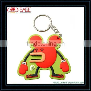 Custom Rubber Keychain thumbnail-1