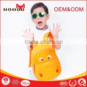 China Supplier Cute Kid School Bag New Models Cartoon Hippo thumbnail-3