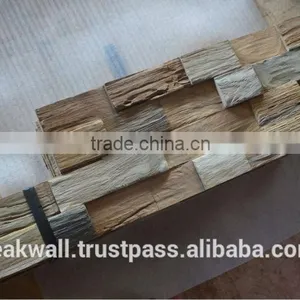 Reclaimed Teak Wall Panel thumbnail-1