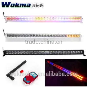 2015 New 50'' Led Strobe Light Bar! Curved 288w Offroad Led Bar, Remote Control RGB Flashing Bar Light for 4wd,suv,car,jeep thumbnail-1