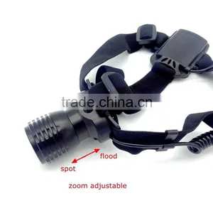 POPPAS T55 Xpe 3W 3 AAA Battery Operated Zoom Adjustable Ultra Bright Headlamp thumbnail-5
