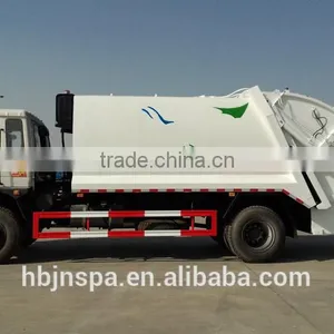 GOOD PRICE Dongfeng 153 12CBM White Color Compactor Garbage Truck thumbnail-2