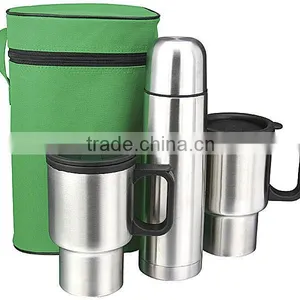 2014 Promotional Stainless Steel Thermos Business Thermos Flask Gift Sets thumbnail-1