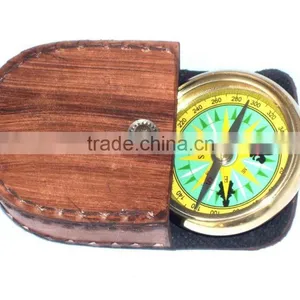 Antique Brass Compass- Maritime Gift Compass-Pocket Compass 13494 thumbnail-3